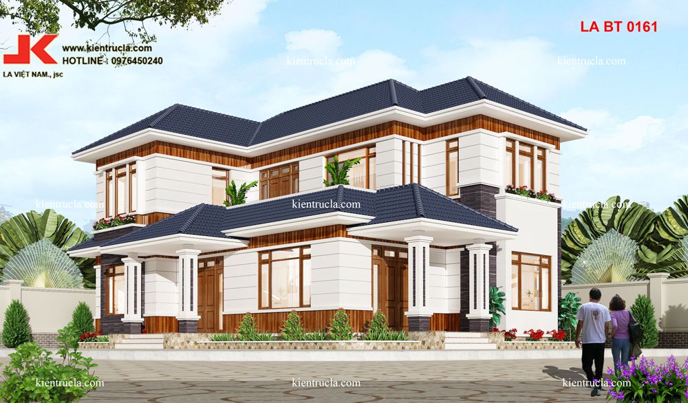 biệt thự 2 tầng hiện đại 120m2