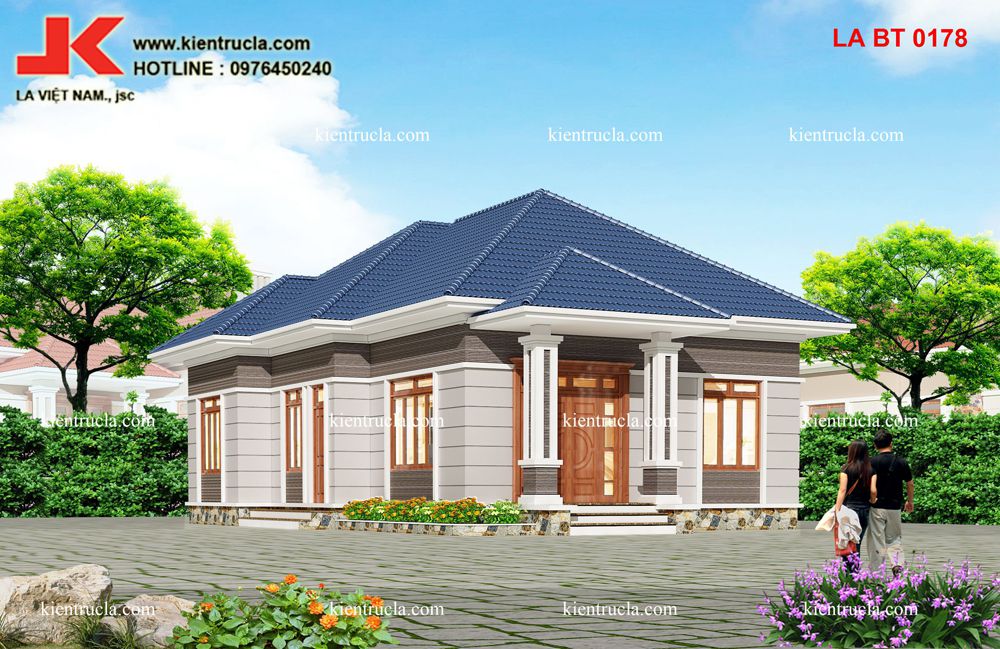 nhà cấp 4 mái thái